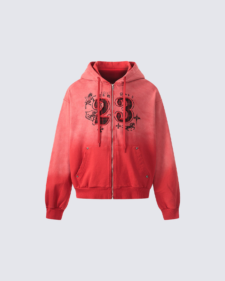 New Wasteland Style Zip Hoodie