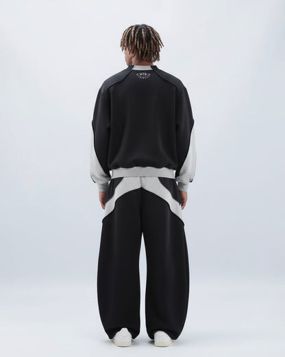 Colorblock Deconstructed Sweatshirt