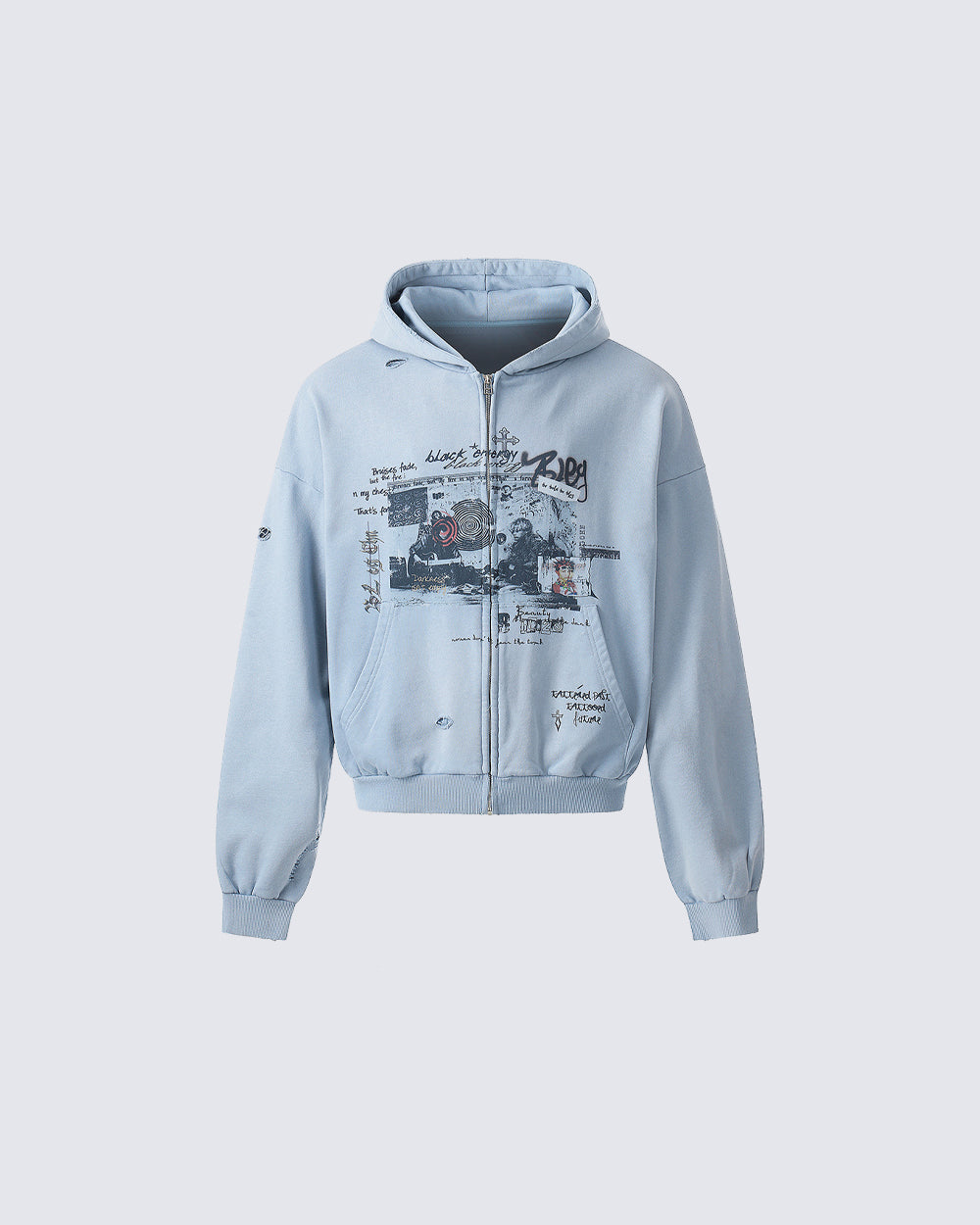 Spring New Zip Up Hoodie Sweatshirt