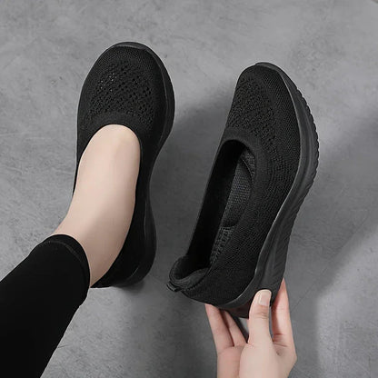 Bunion Slip-On Mesh Shoes for Women — Wide Toe Box, Removable Insole