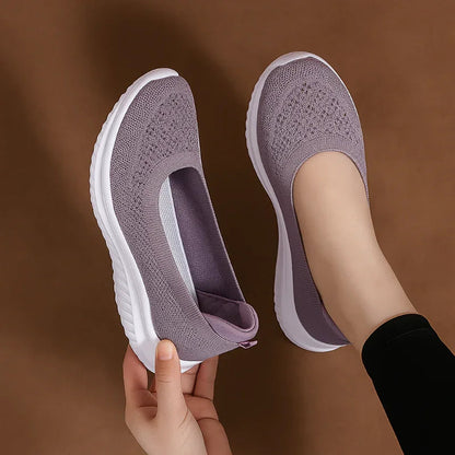Bunion Slip-On Mesh Shoes for Women — Wide Toe Box, Removable Insole