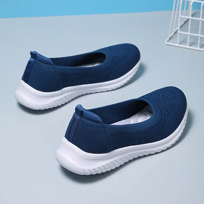 Bunion Slip-On Mesh Shoes for Women — Wide Toe Box, Removable Insole