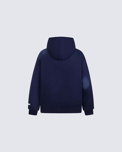 Graphic Letter Hooded Sweatshirt