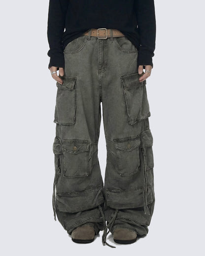 Multi-Pocket Utility Cargo Pants