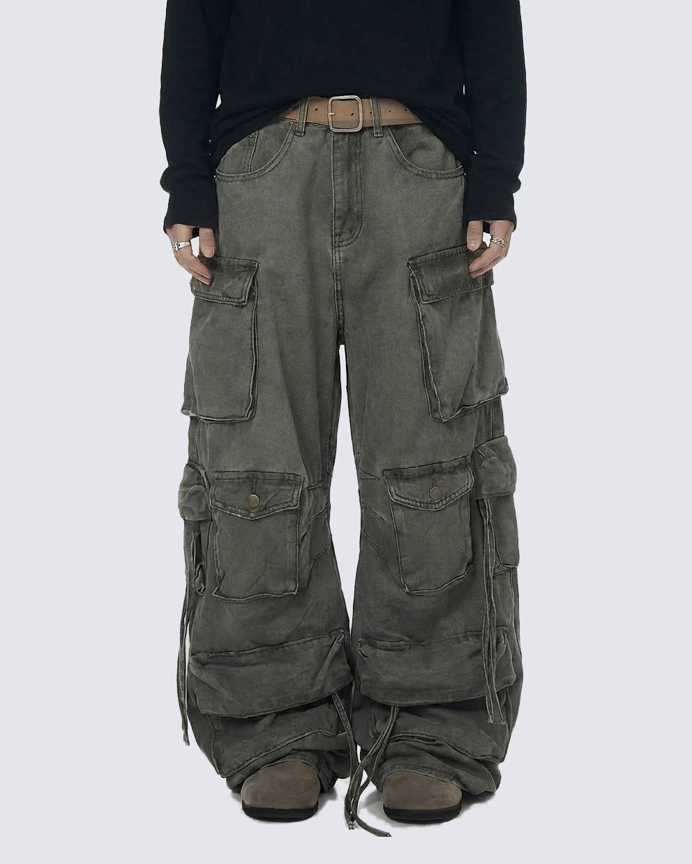 Multi-Pocket Utility Cargo Pants