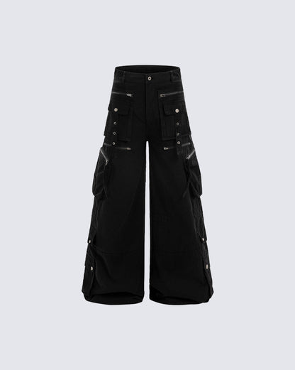 American Workwear Multi-Pocket Denim Pants