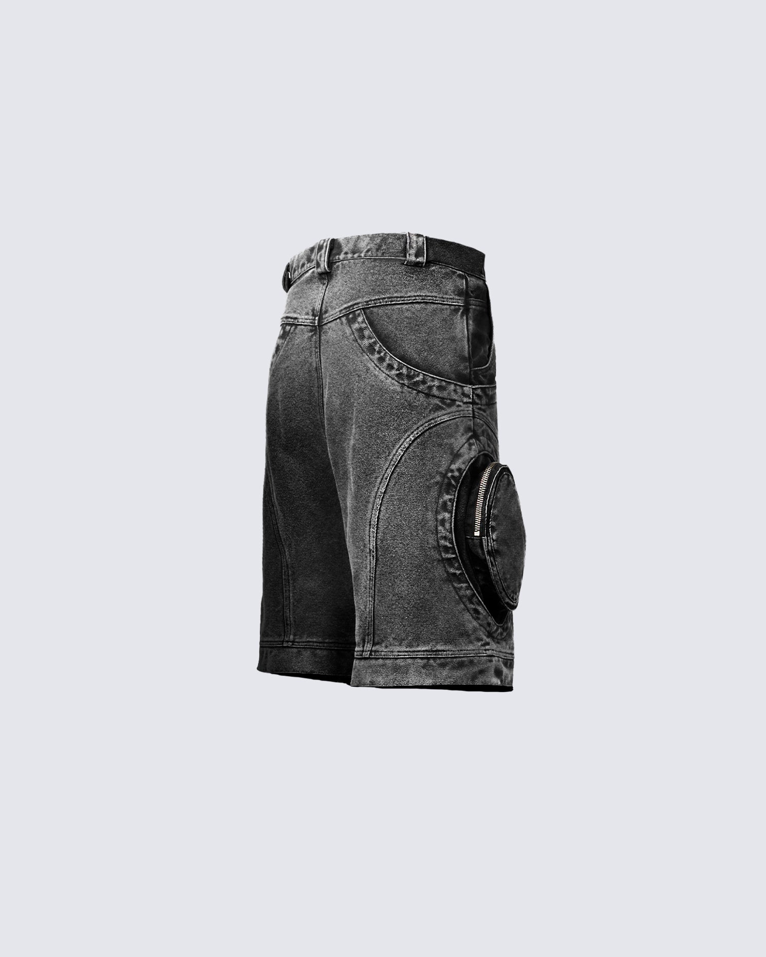 KIIKIO Heavy Craft Distressed Large Pocket Shorts