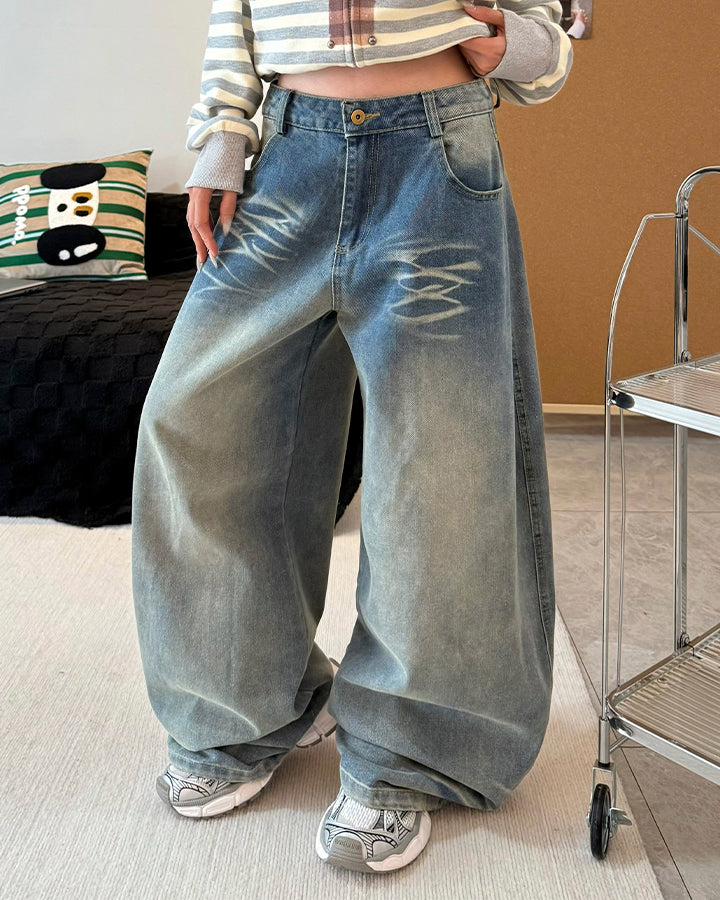 2026 American Vintage Wide-Leg Jeans