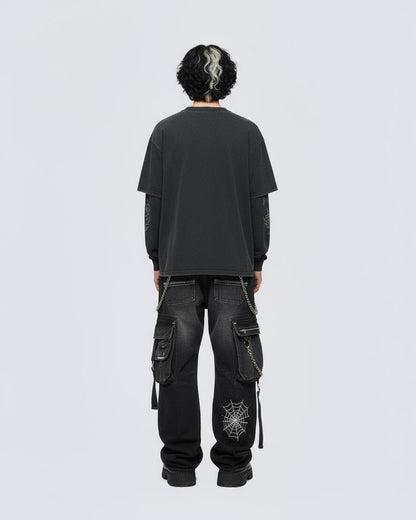 Graphic Oversized Long Sleeve T-shirt