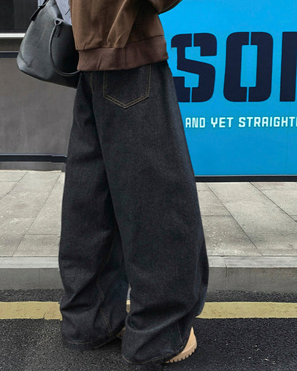 New Vintage Washed Denim Jeans