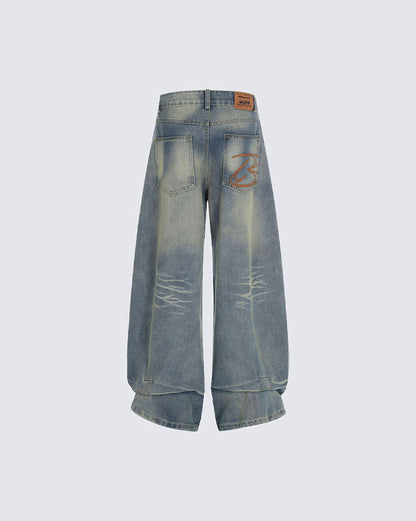 2026 American Vintage Wide-Leg Jeans