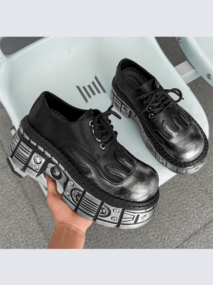 Cyber Flame Platform Derby Shoes