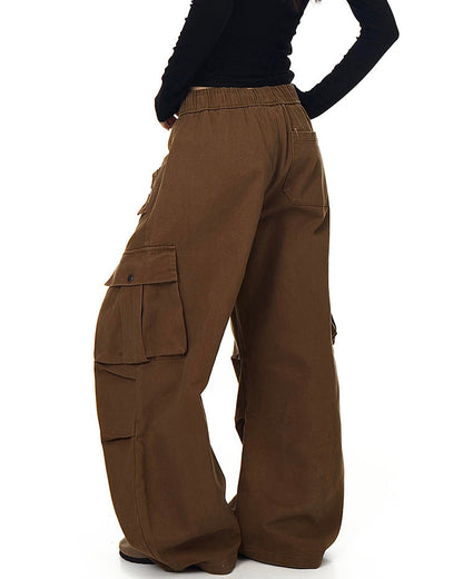 100% Cotton Multi-Pocket Cargo Pants