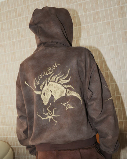 Unicorn – Street Hoodie – Coffee