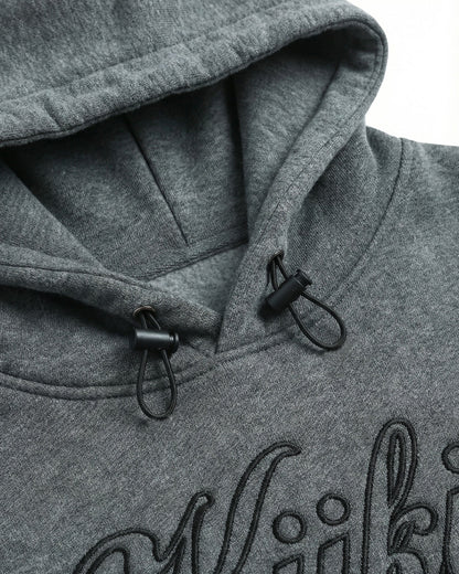 LOW SATURATION-Spring New Drawstring Cropped Hoodie