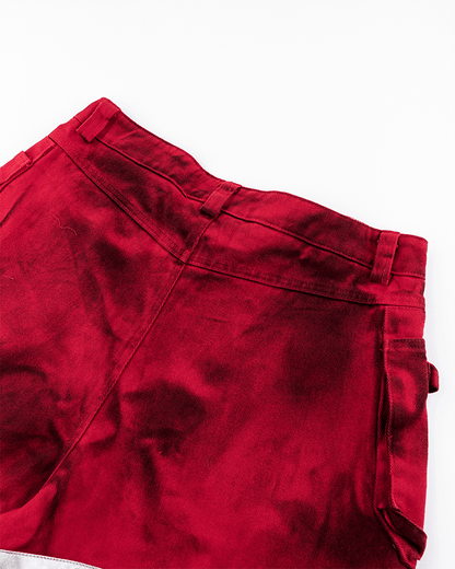 Reflective Distressed Denim Pants