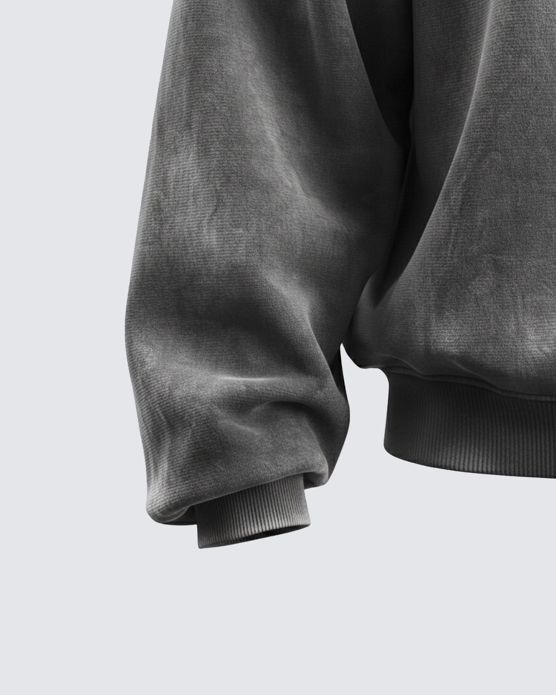 KIIKIO-Double Hood Washed Hoodie