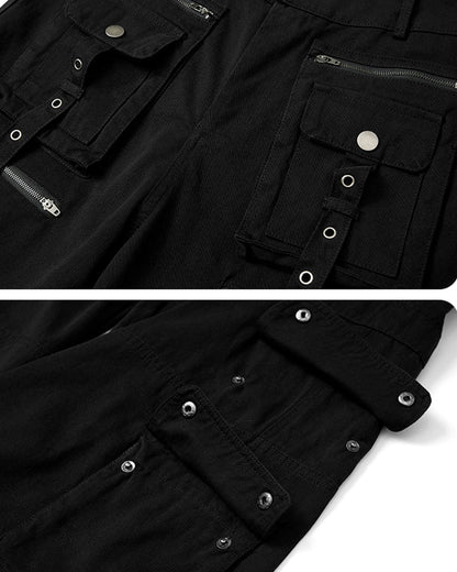 American Workwear Multi-Pocket Denim Pants