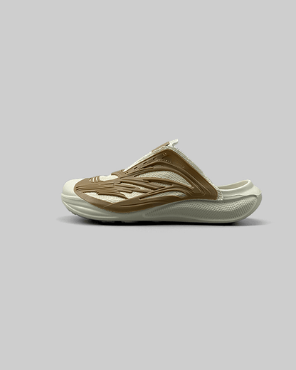 Futuristic Slip-On Sculpted Sneakers
