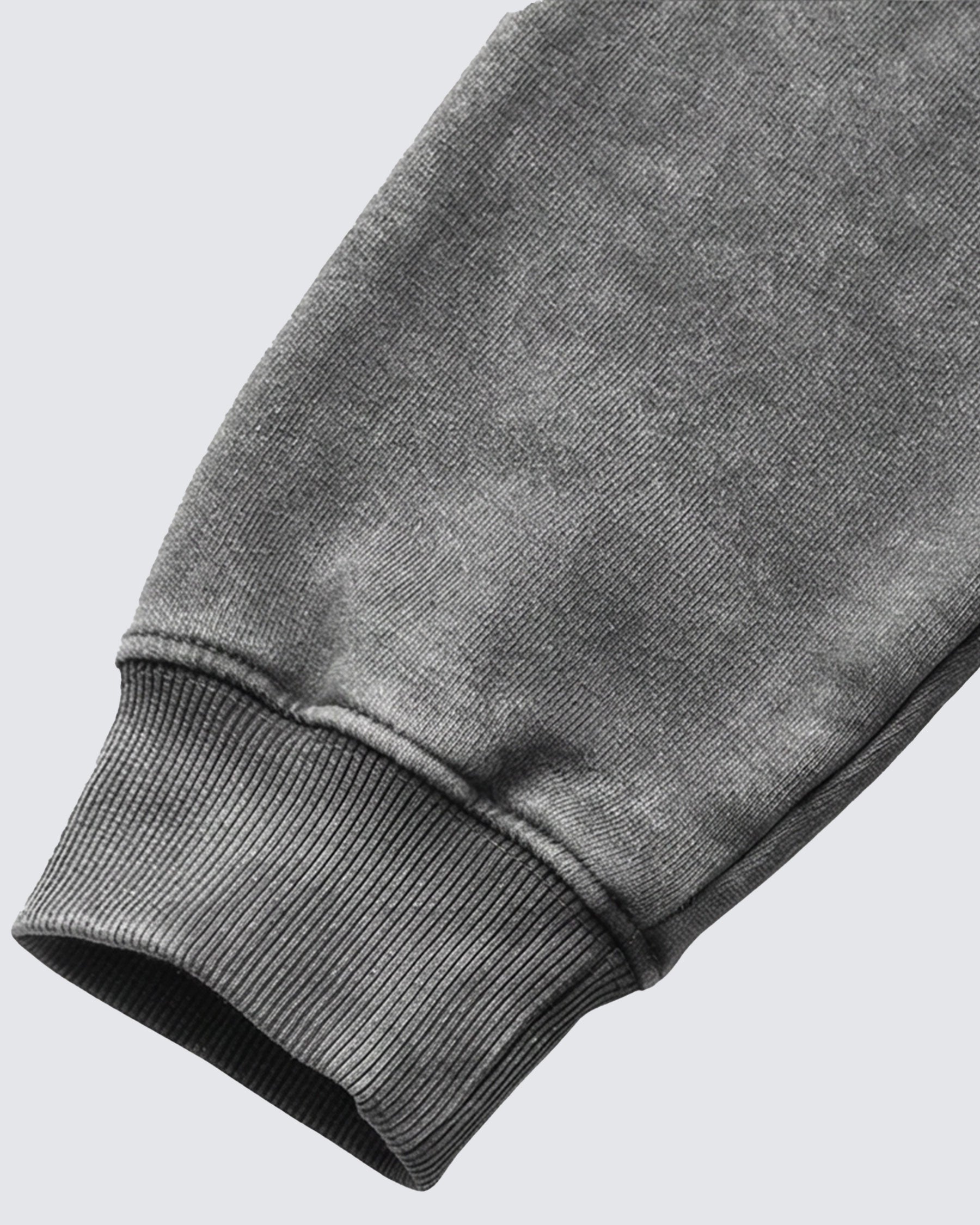 KIIKIO-Double Hood Washed Hoodie