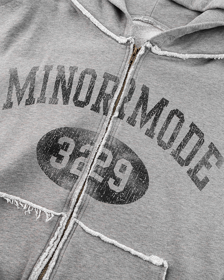 Vintage Graphic Zip-Up Hoodie