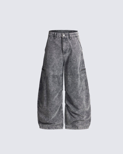 American Street High-Street Curved Blade Casual Pants