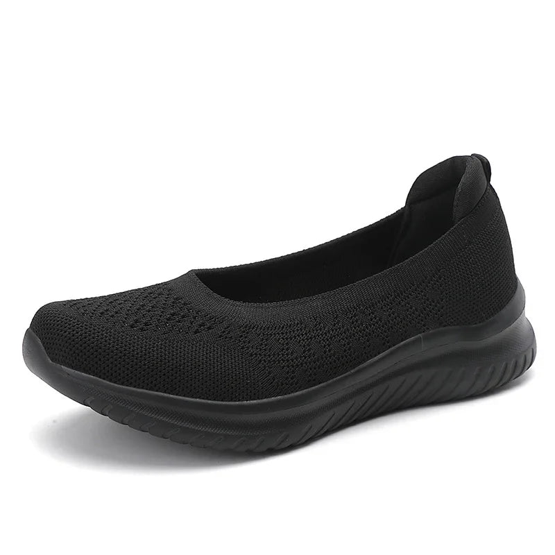 Bunion Slip-On Mesh Shoes for Women — Wide Toe Box, Removable Insole