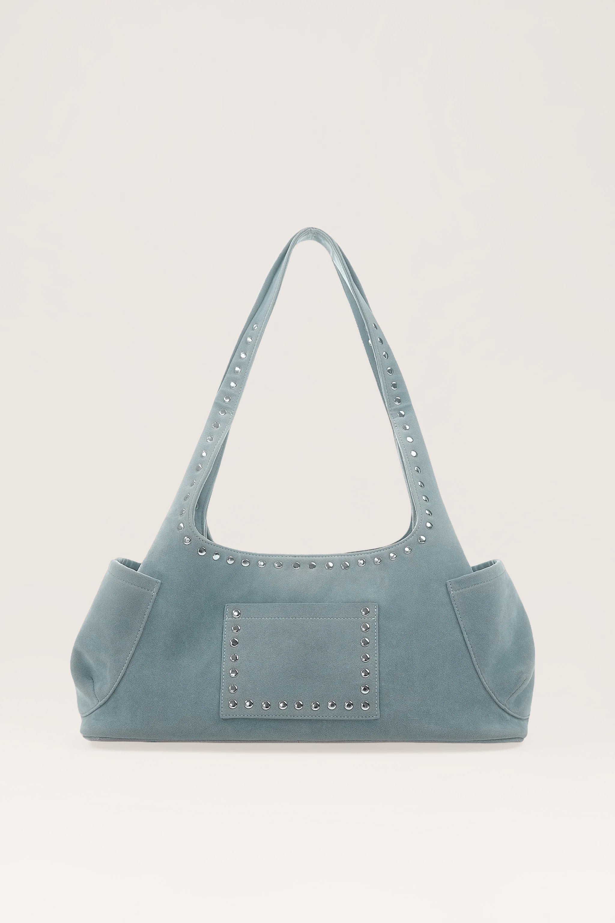 Martha Faux Suede Carryall in Blue