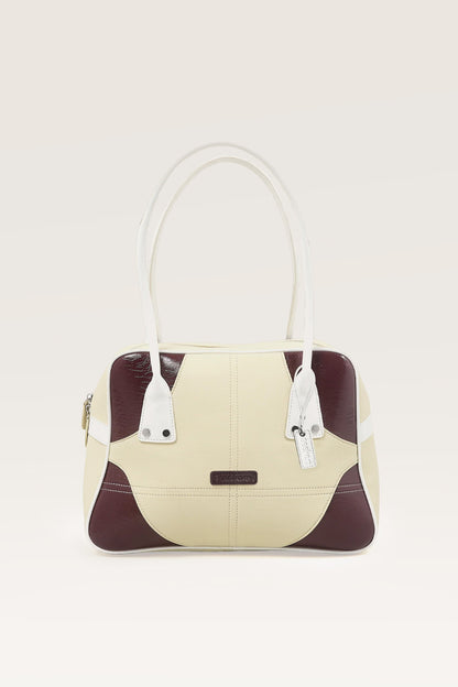 Kitty Shoulder Bowling Bag in Multi Apple