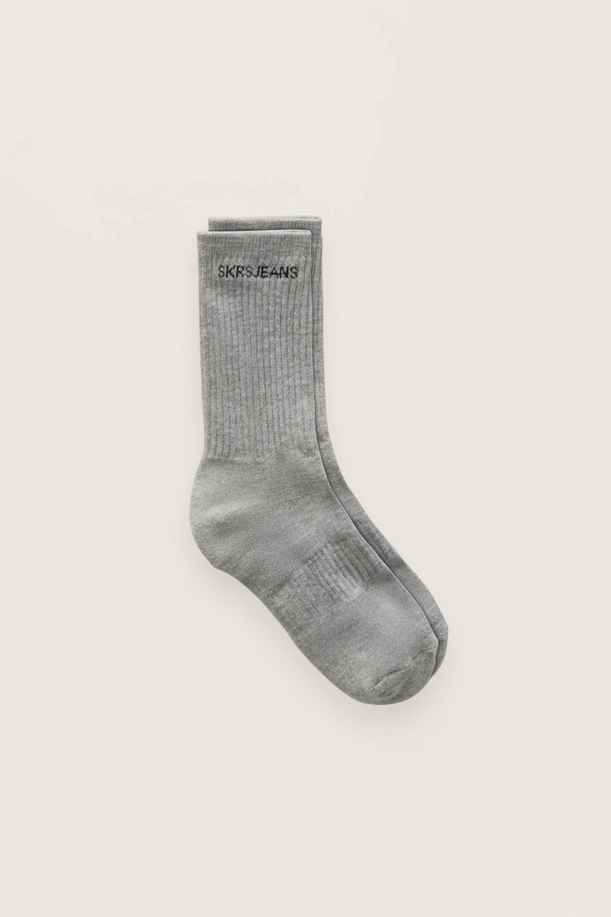 SKRS Classic Crew Socks in Grey