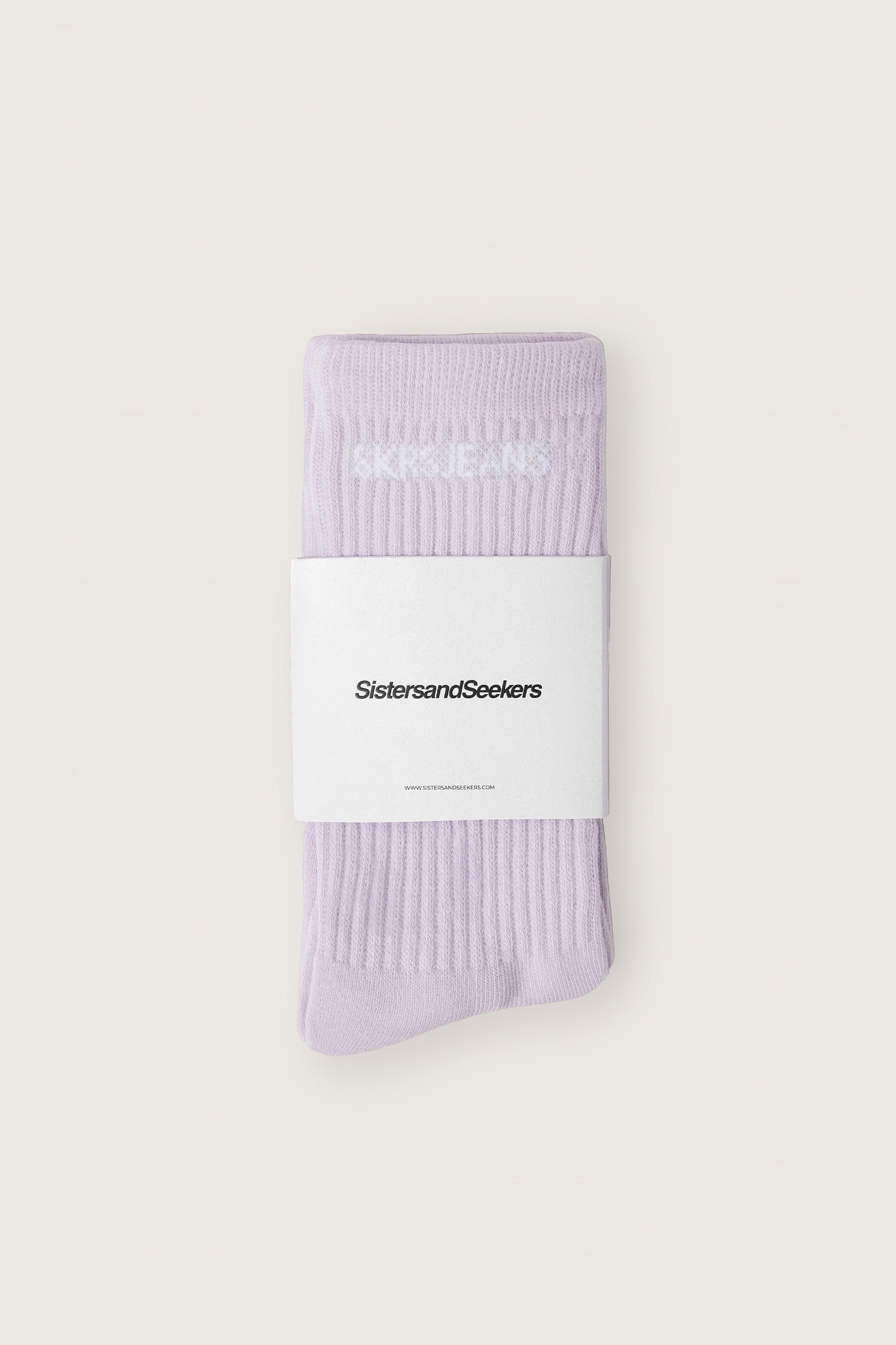SKRS Classic Crew Socks in Lilac