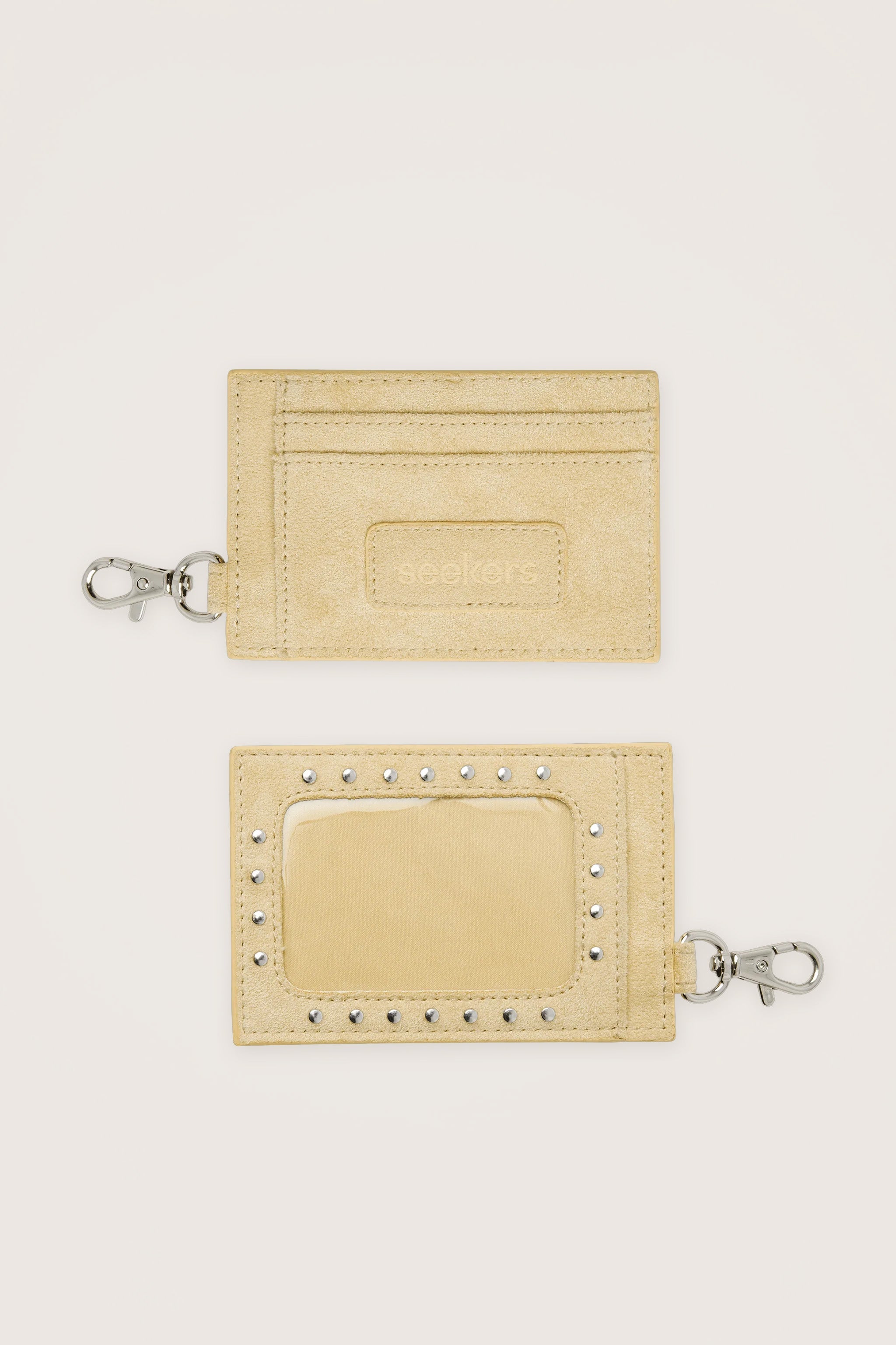 Martha Suede Cardholder in Yellow