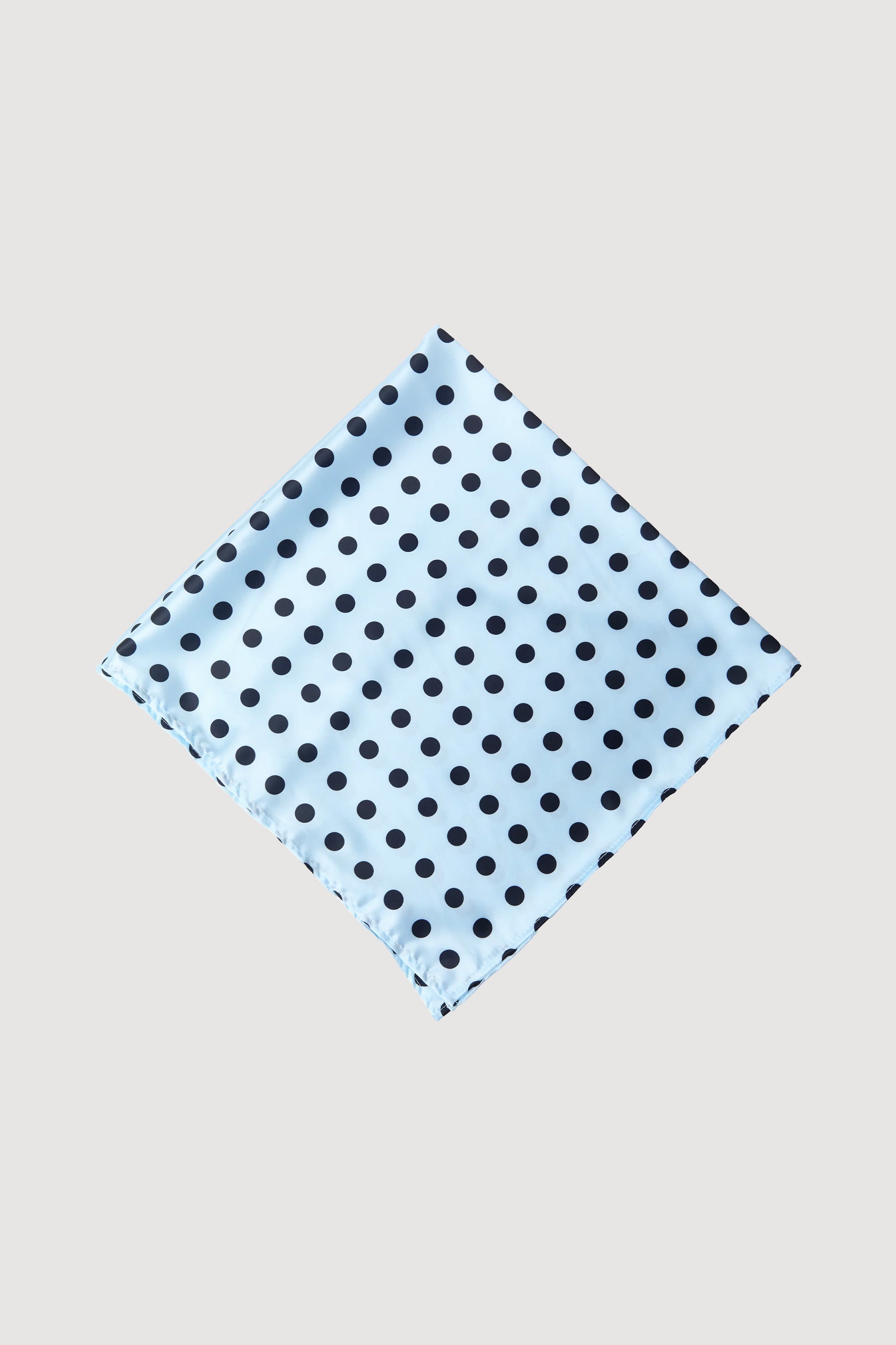 Polka Scarf in Powder Blue