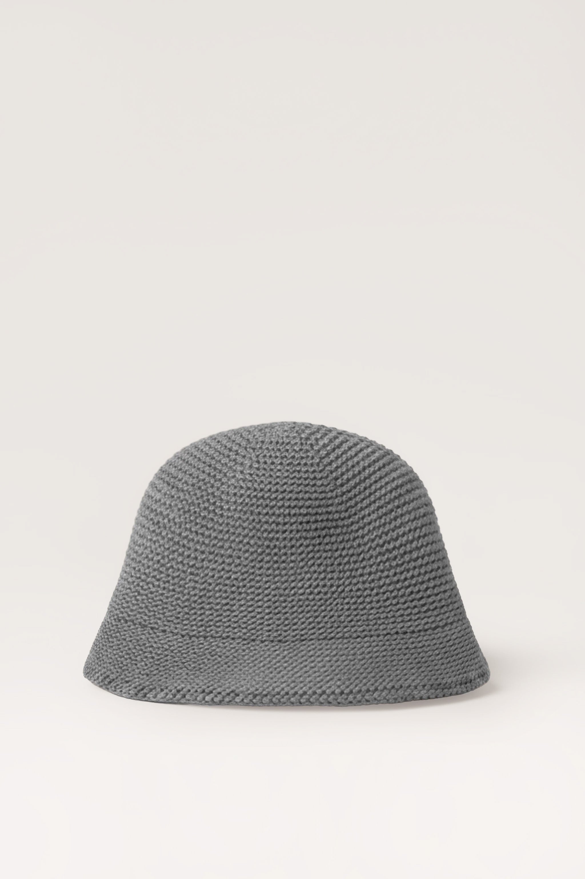 Kenny Knit Bucket Hat in Grey