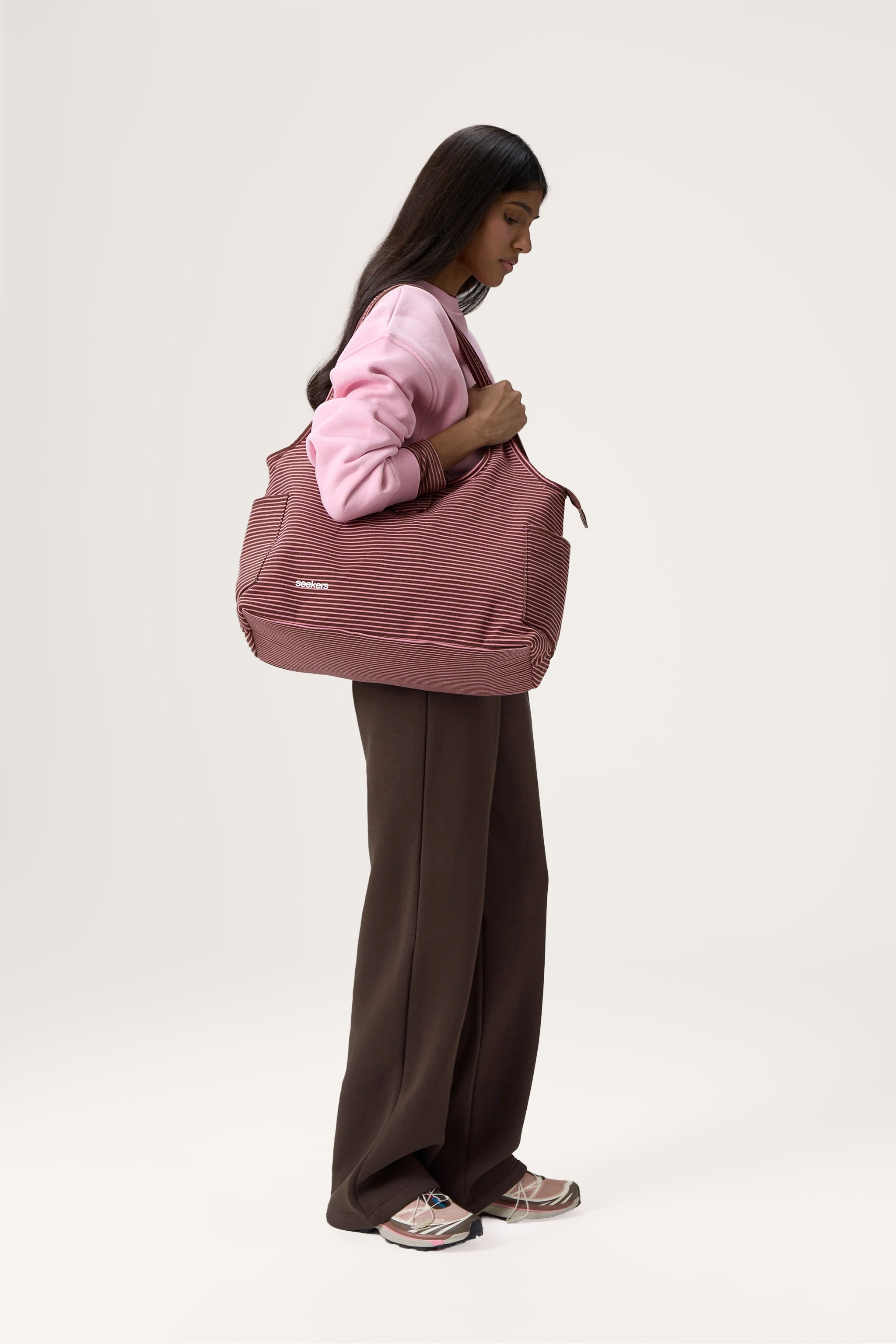 Wilkie Soft Travel Carryall Bag in Brown