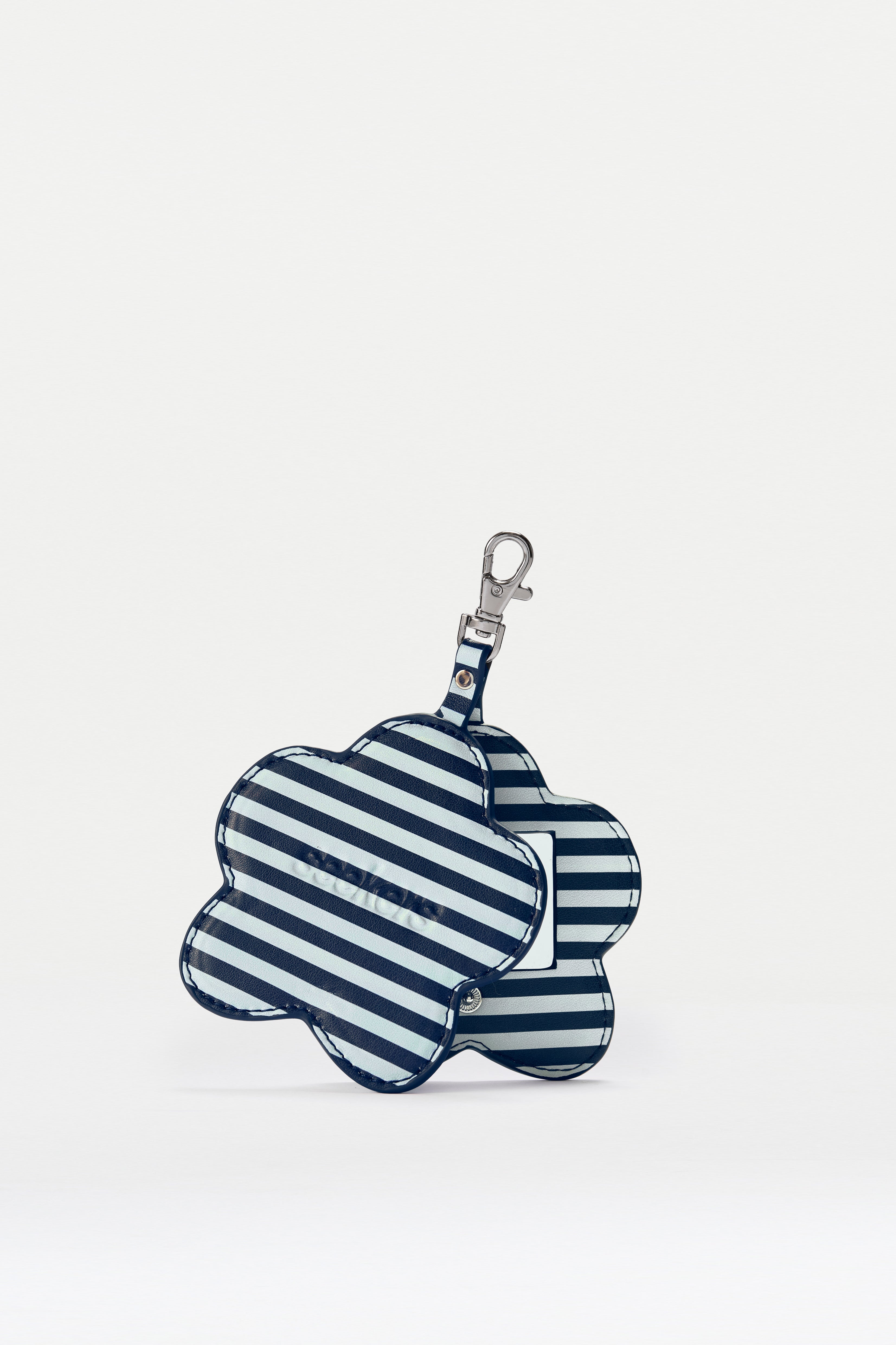 Jasper Mirror Keychain in Blue