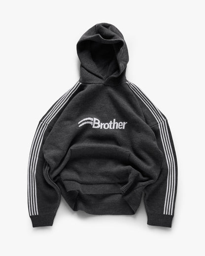Track Knit Hoodie