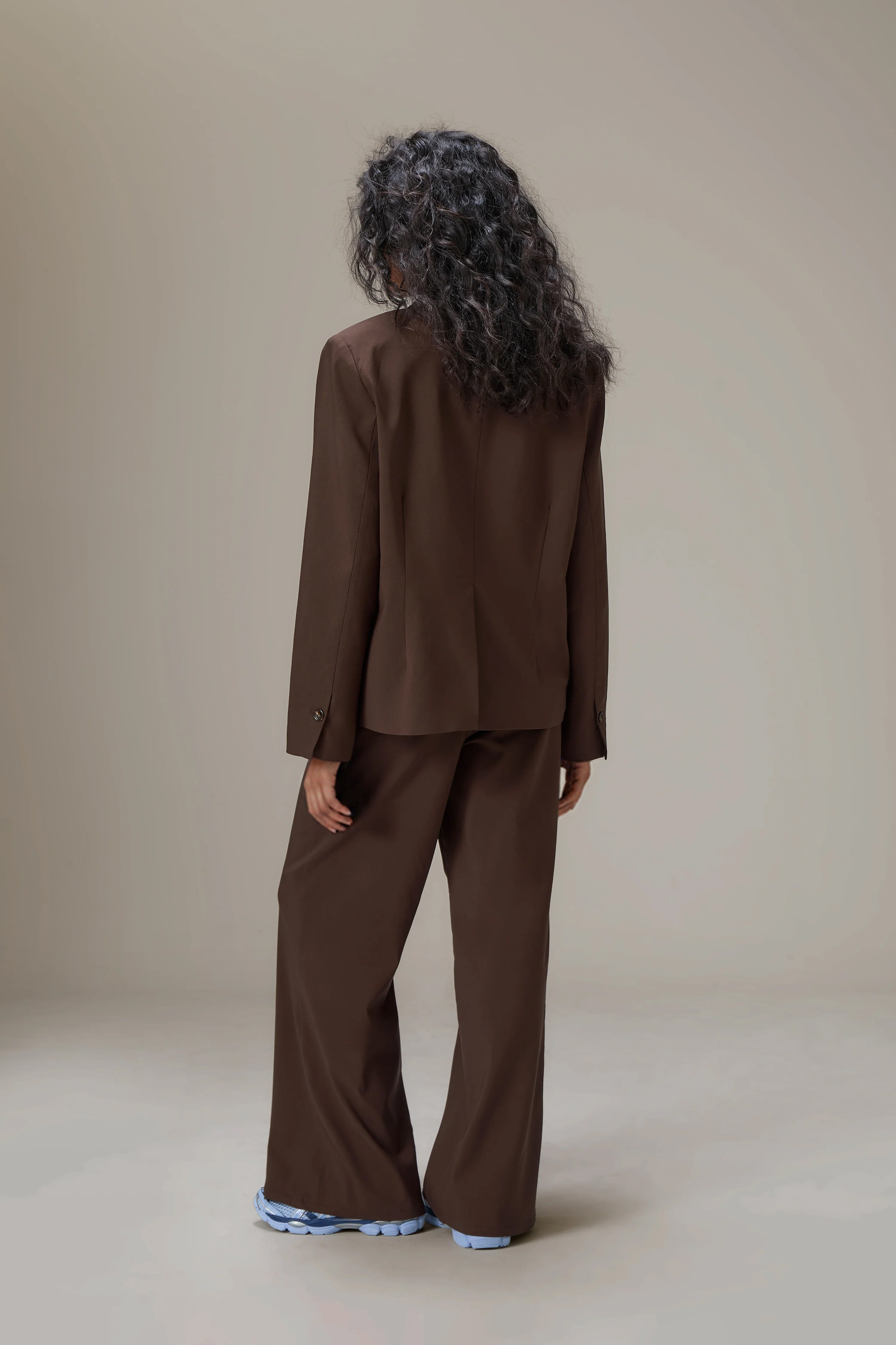 Fargo Boxy Blazer in Brown