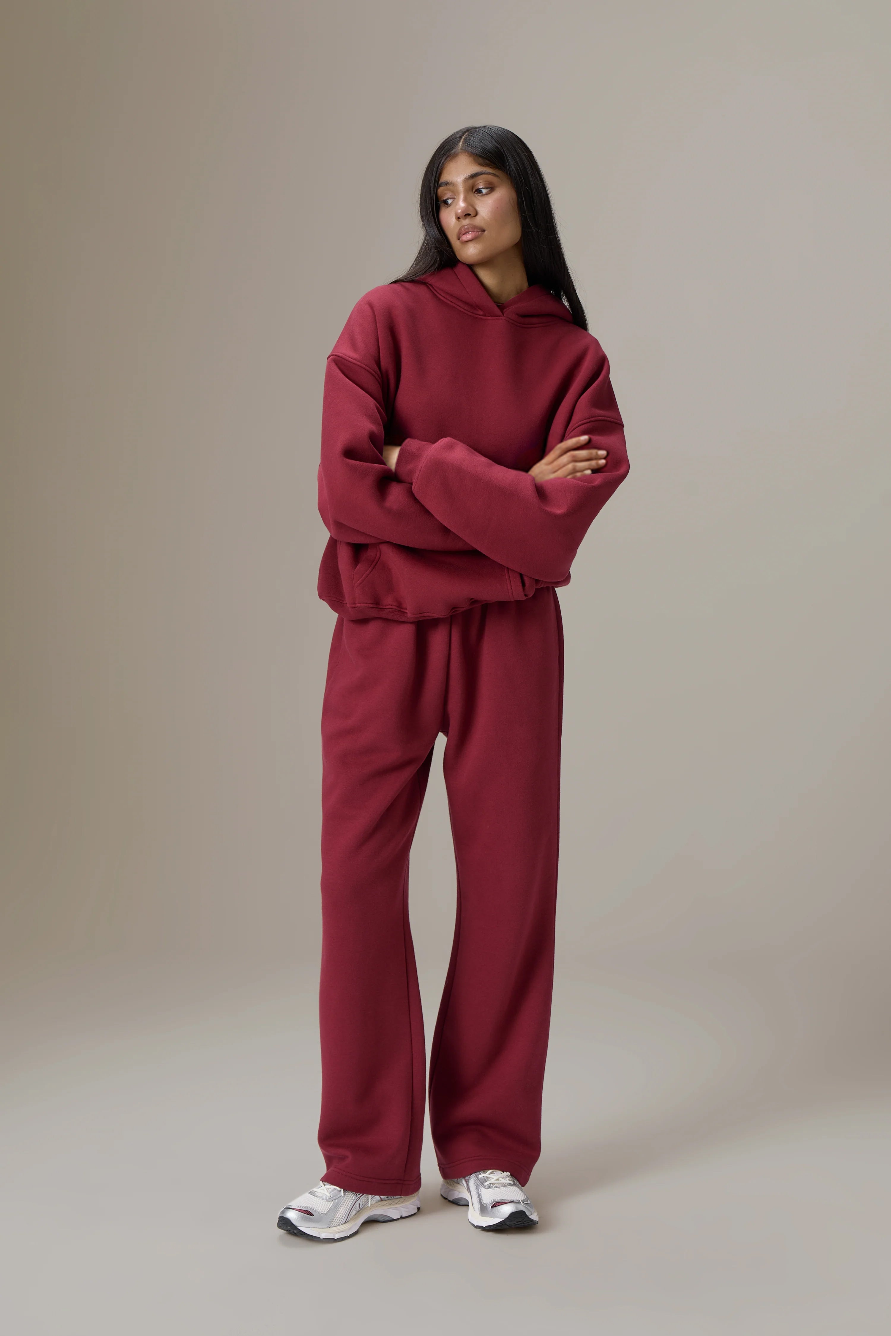 Seekers Classic Hoodie in Burgundy