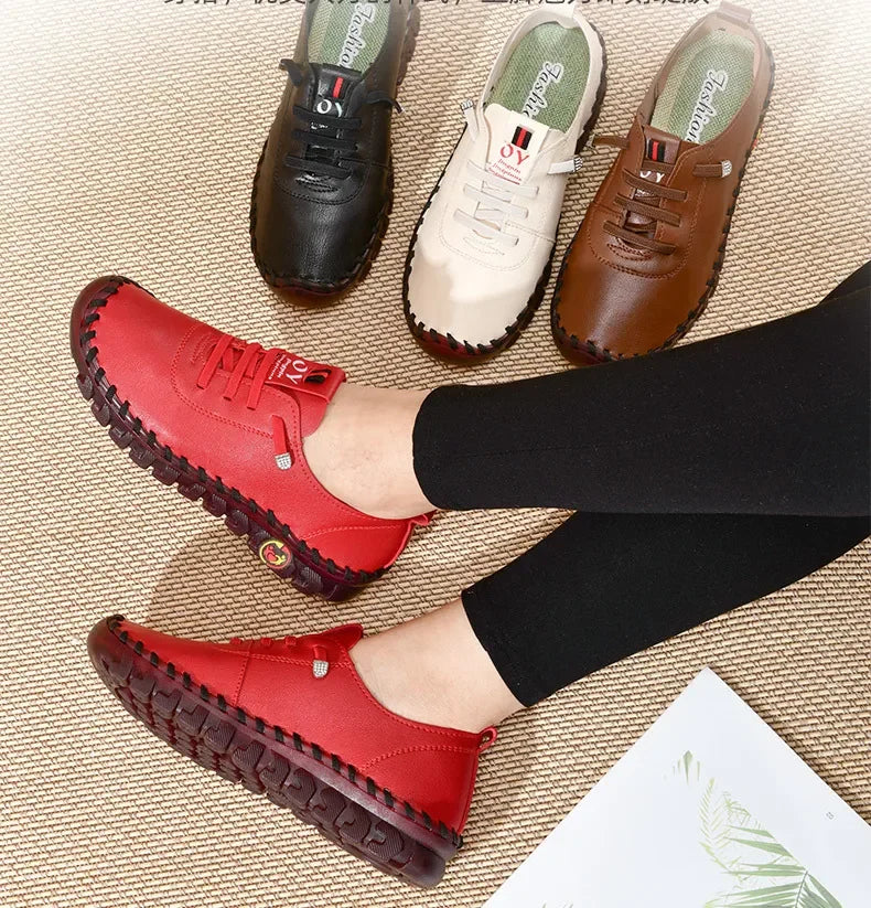 Slip-On Shoes for Bunions – Wide Round Toe, Ultra Soft Cushioned Insole