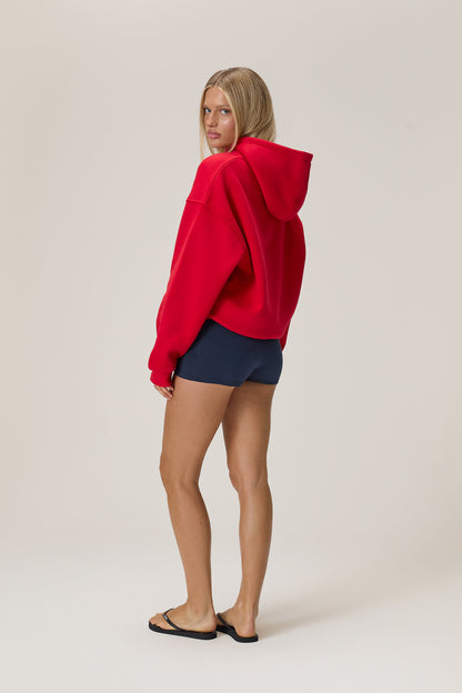 Seekers Doozy Zip Up Hoodie in Red