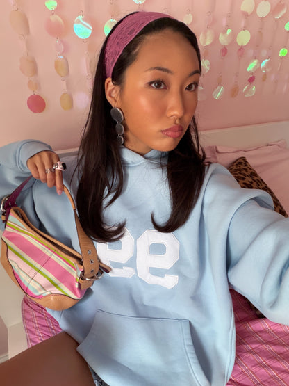 99 Hoodie in Powder Blue