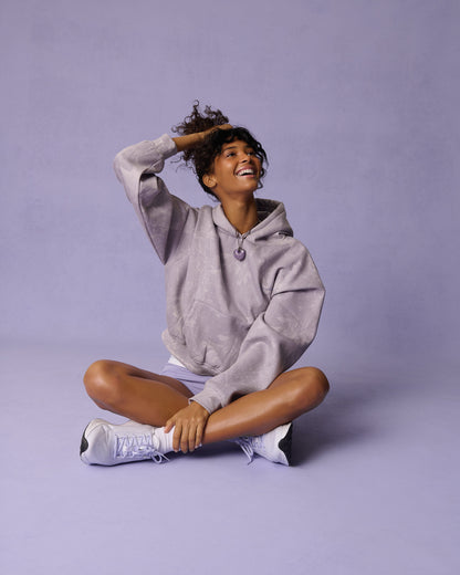 Ranch Shrunken Hoodie in Lilac