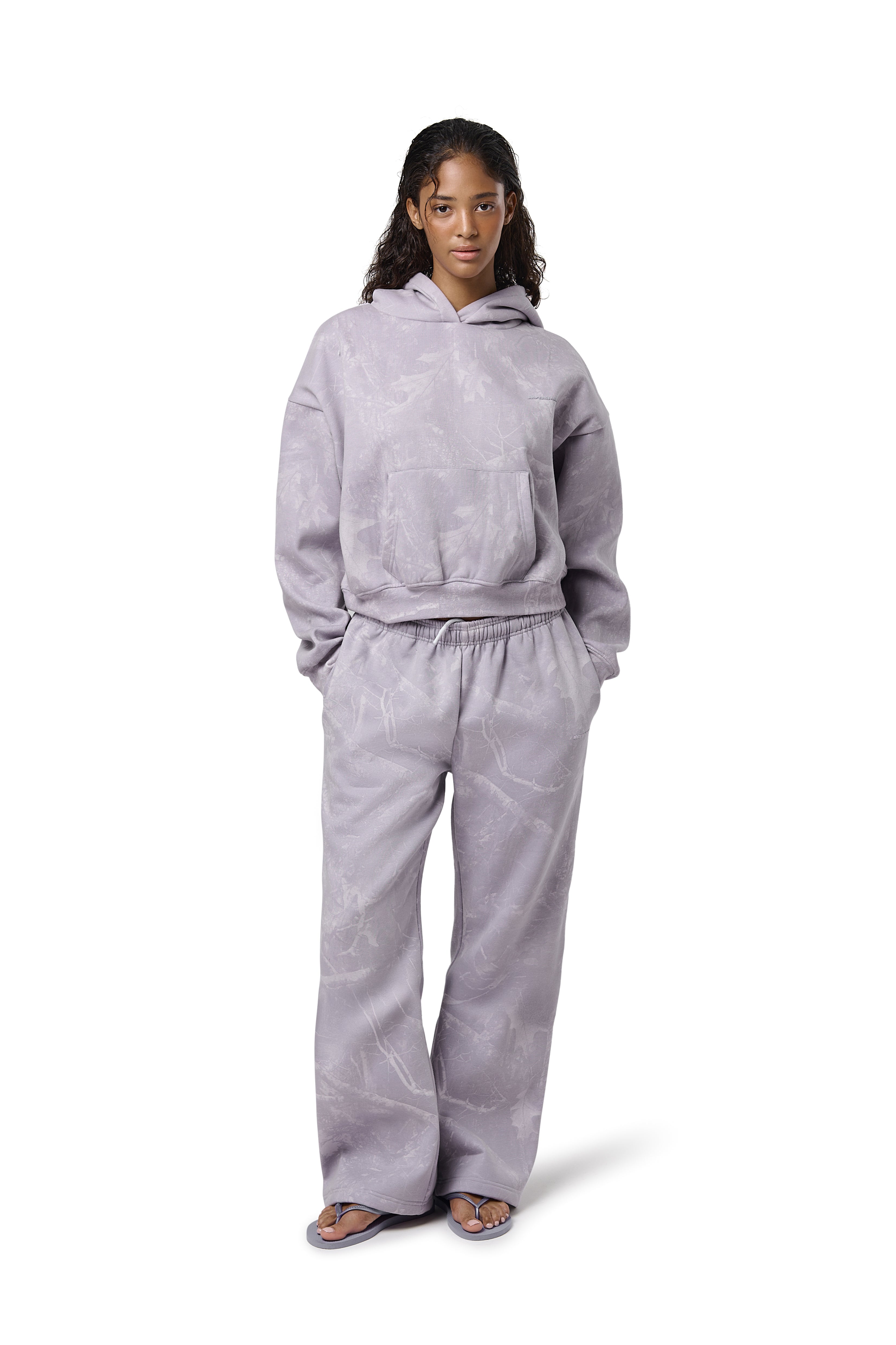 Ranch Shrunken Hoodie in Lilac
