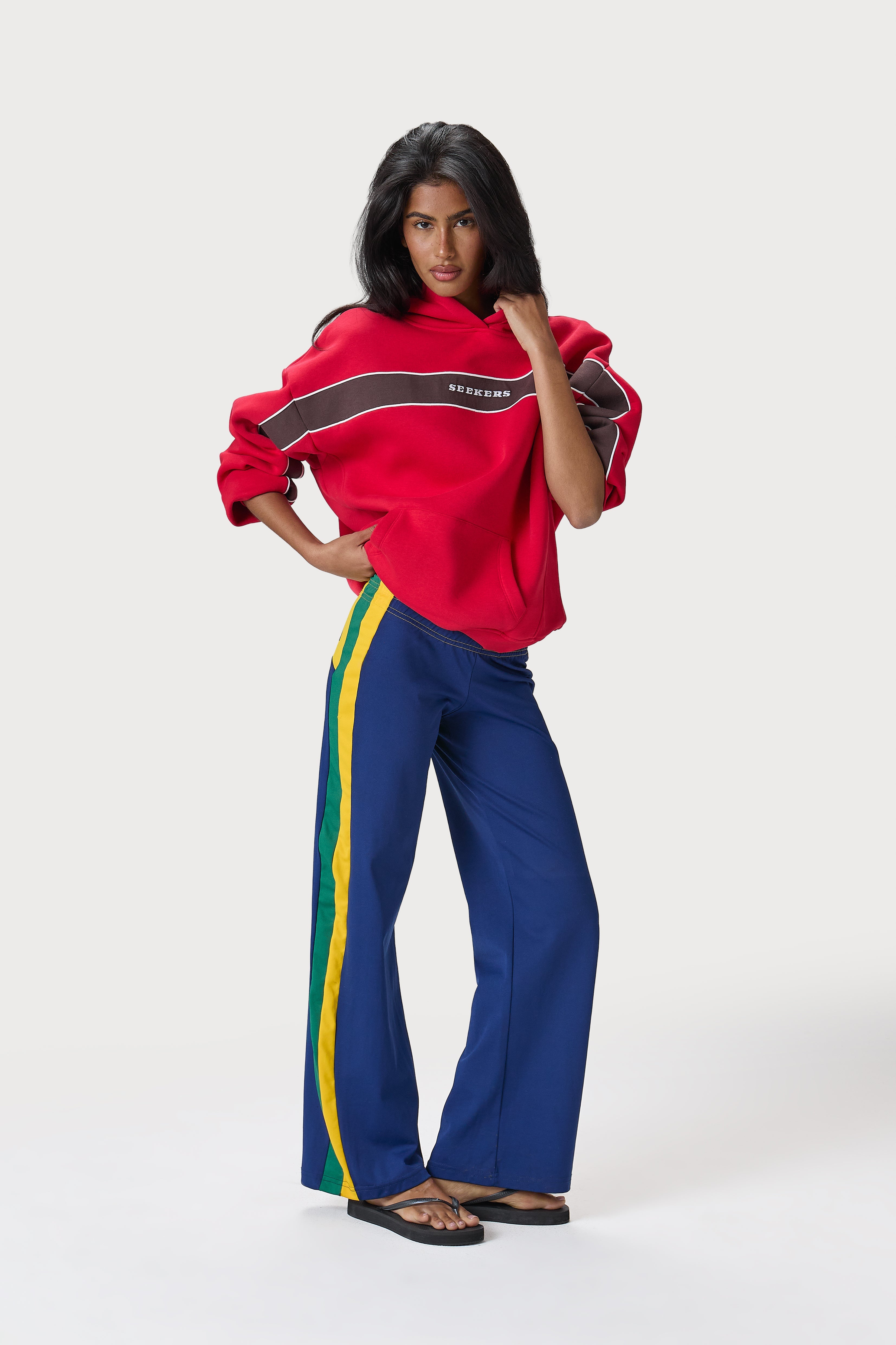 Seekers Speedway Hoodie in Red