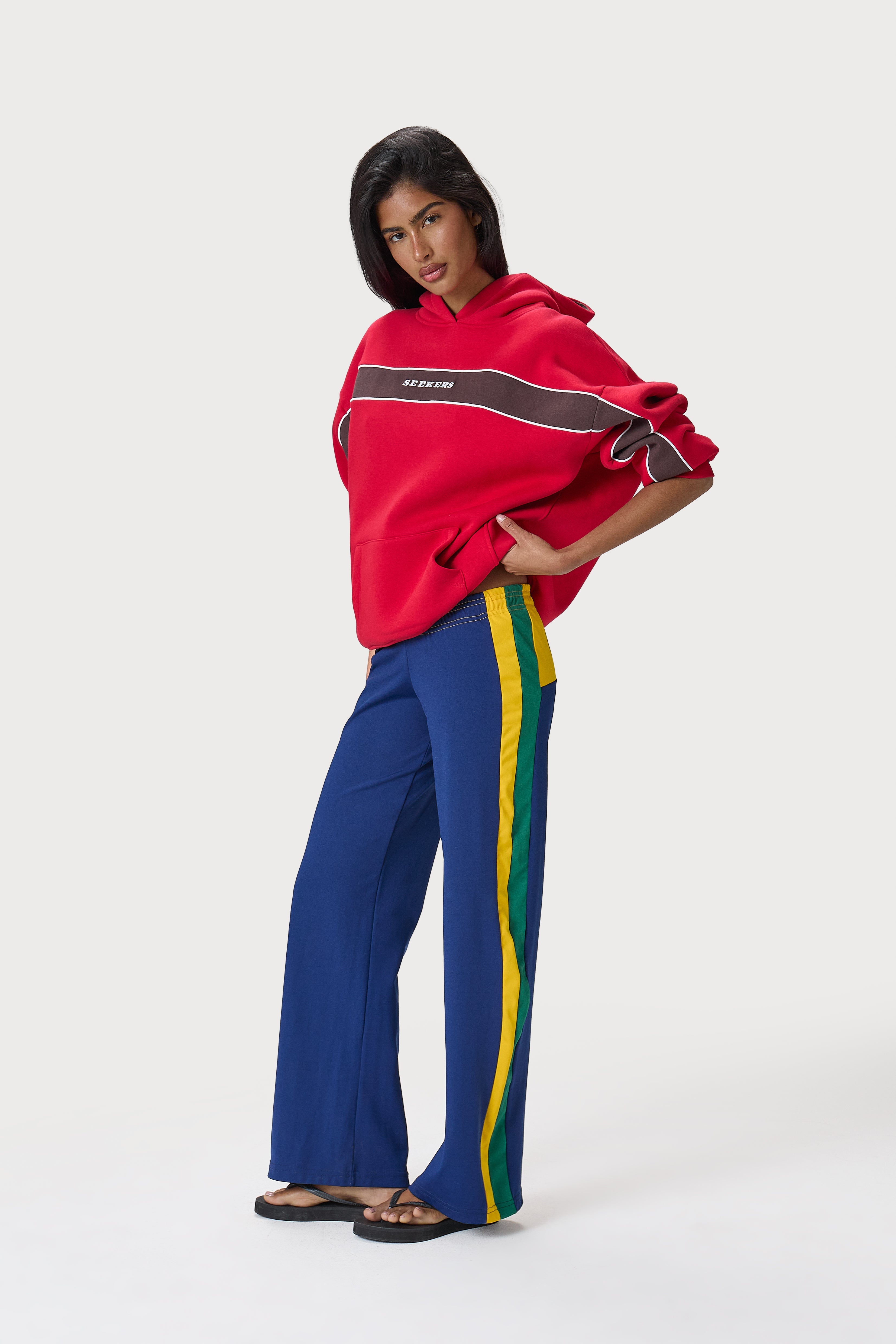 Seekers Speedway Hoodie in Red