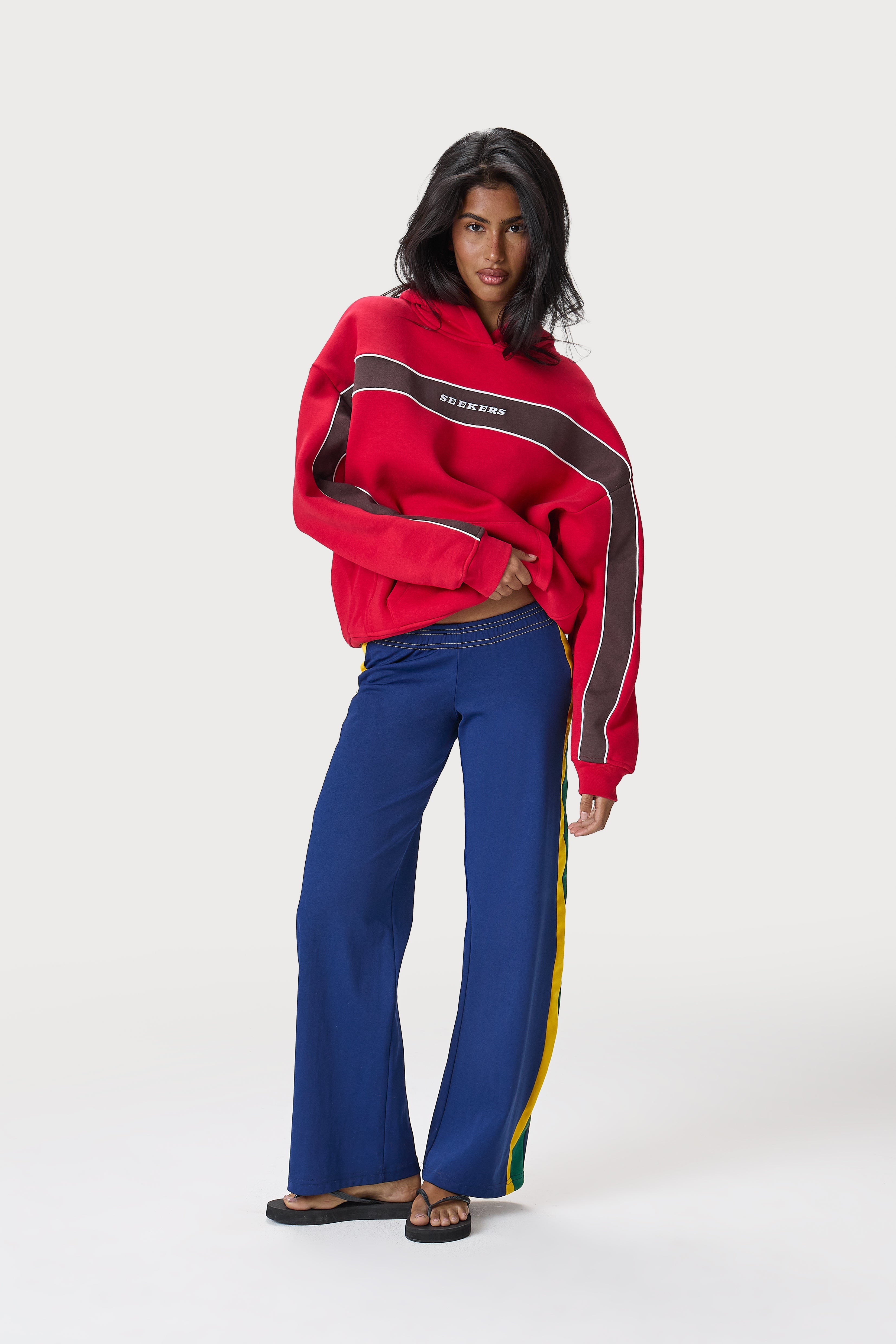 Seekers Speedway Hoodie in Red