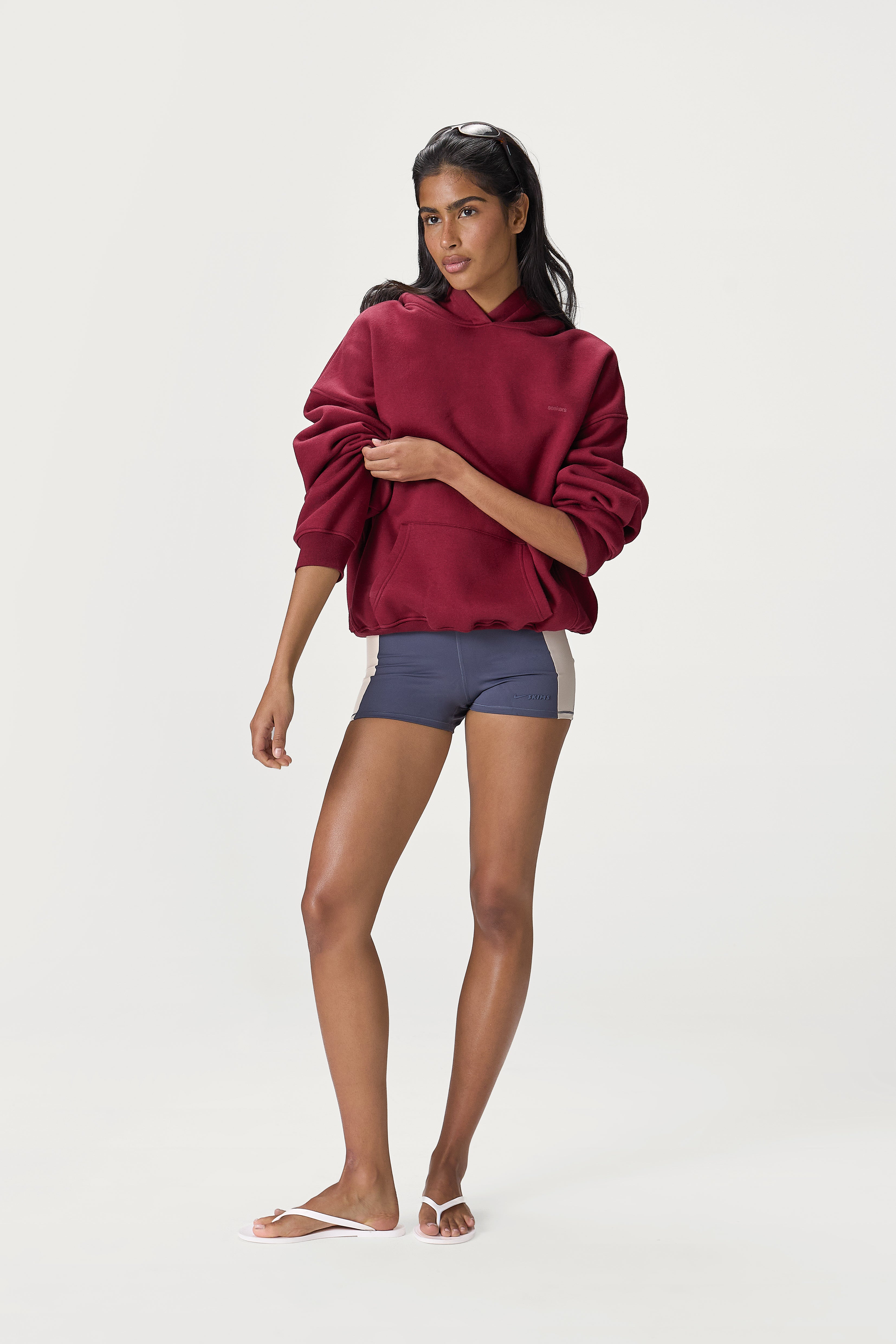 Seekers Classic Hoodie in Burgundy