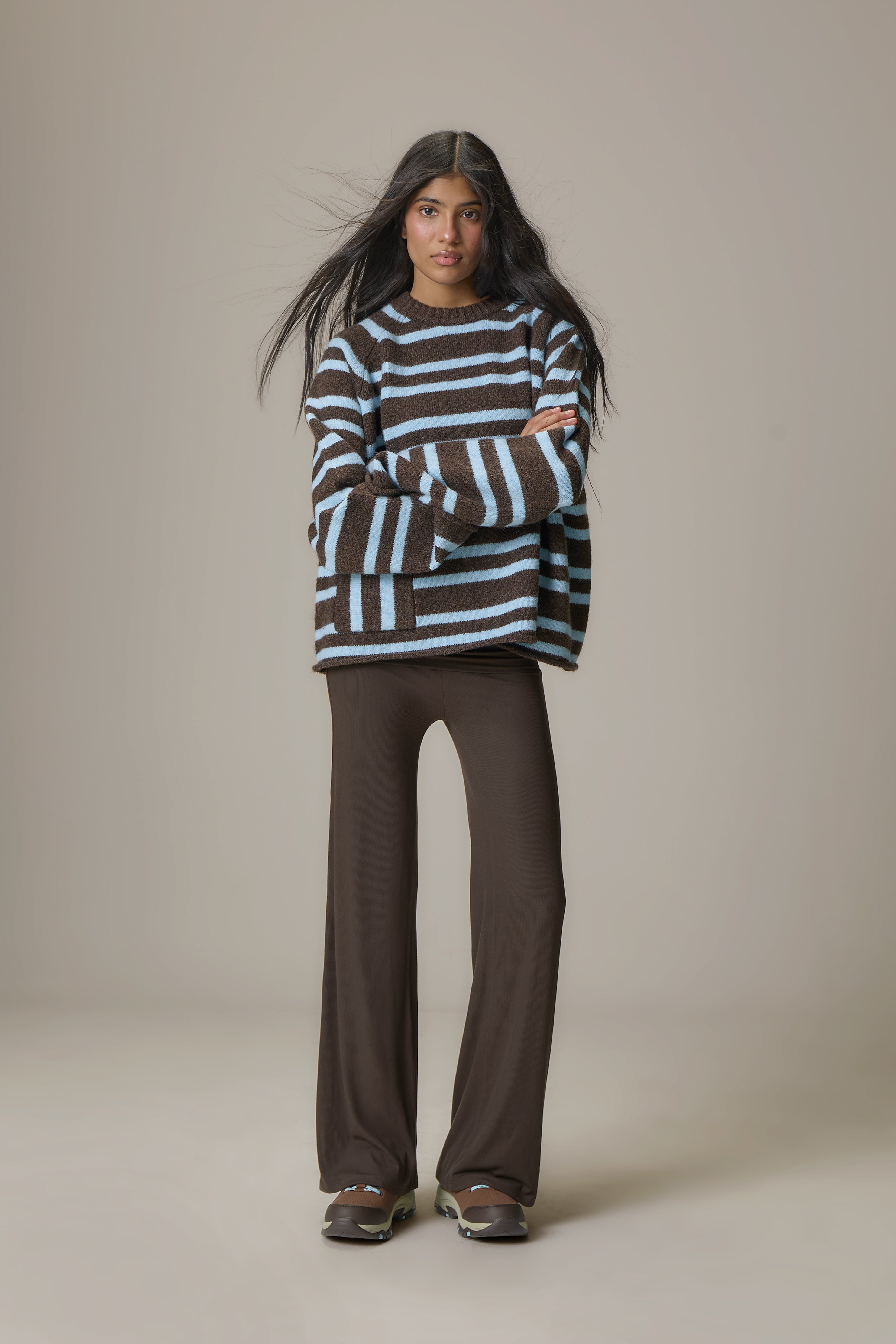 Jumble Stripe Knit Jumper