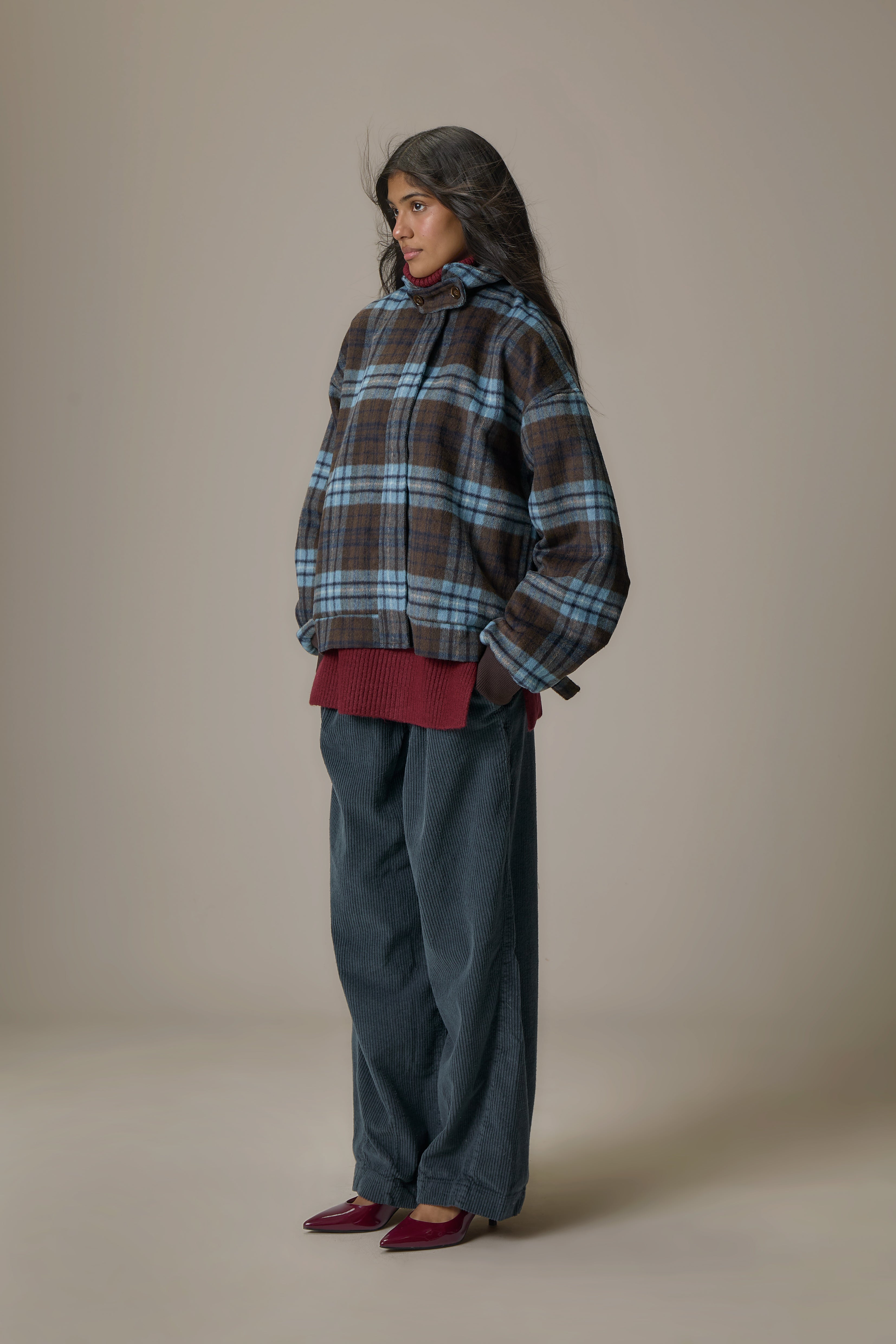 Bennett Plaid Check Jacket